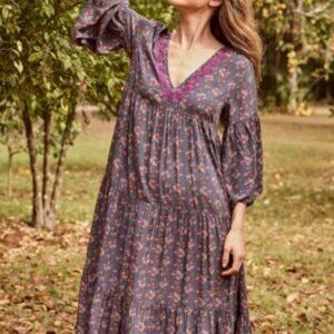 BEAUTIFUL NATURAL LIFE BOHO CHARLOTTE DRESS LARGE